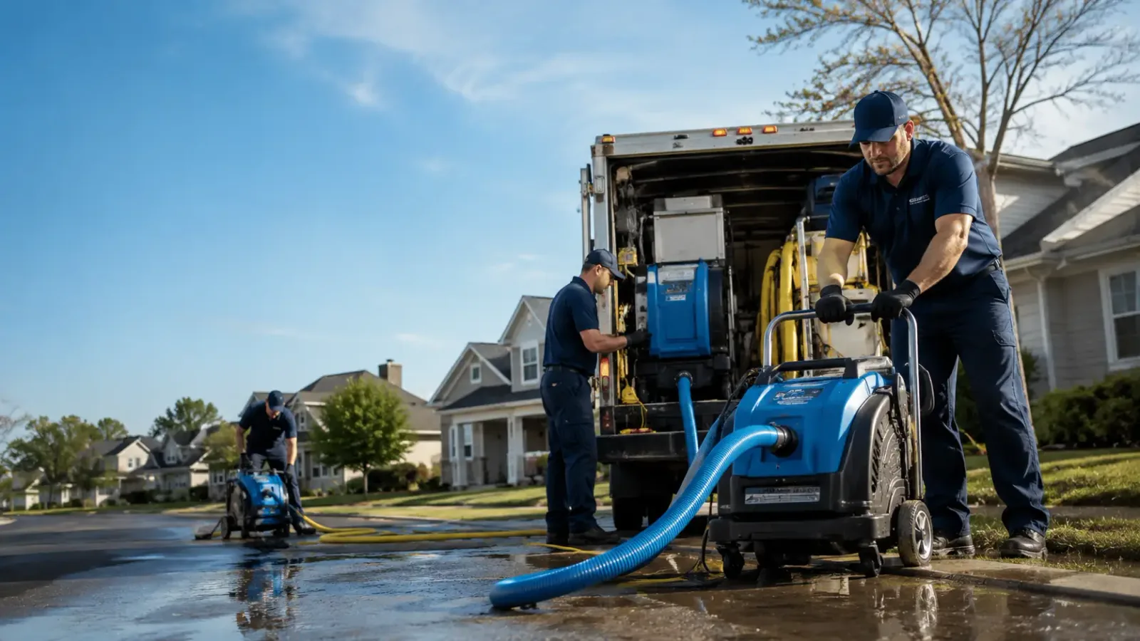 Flood Damage Cleanup in Kinde, MI